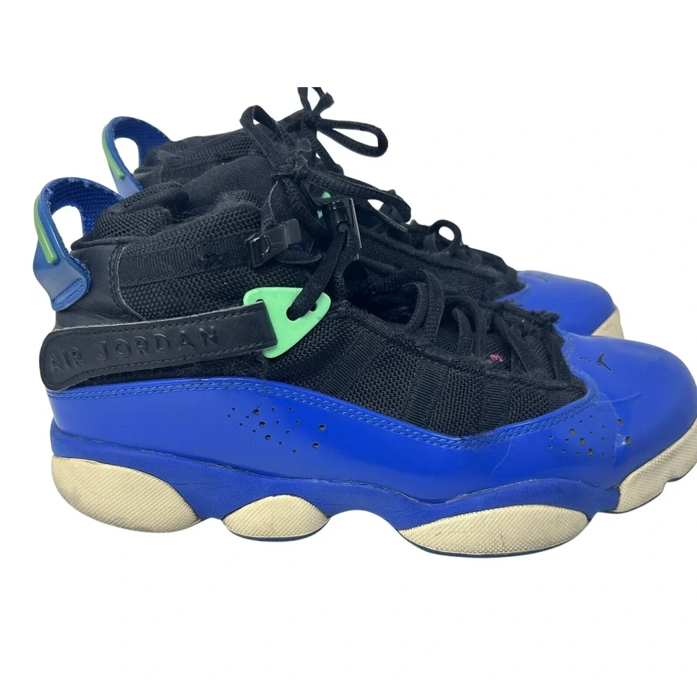 Nike Air‎ Jordan 6 Rings Royal Blue Sneakers 6Y -323399-039